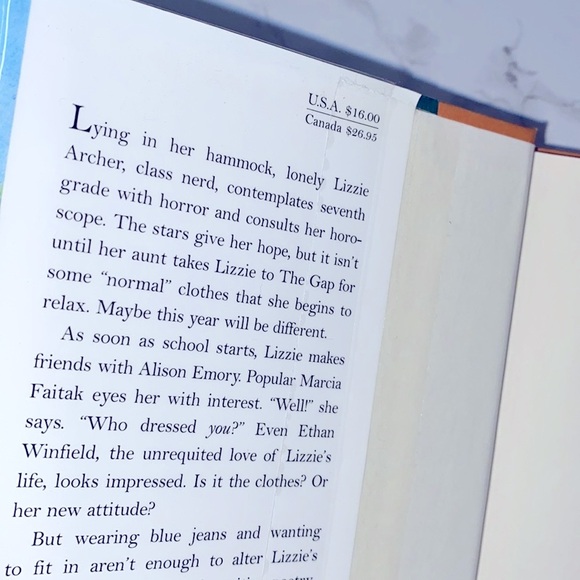 Lizzie at Last by Claudia Mills hardback book - Picture 3 of 5